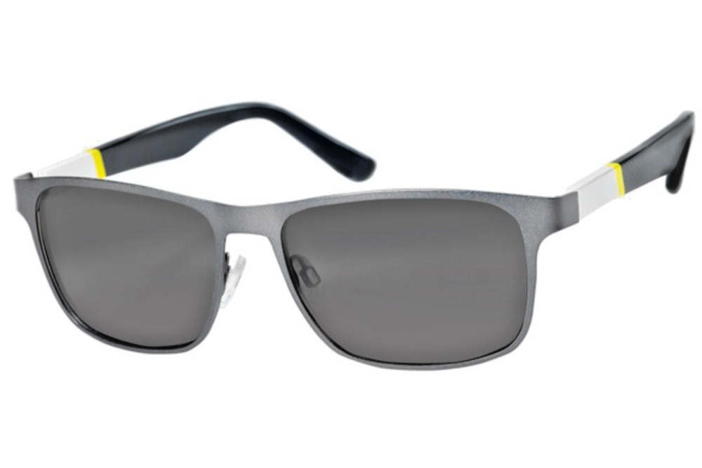 SUN TRENDS ST199 POLARIZED GUNMETAL SUNGLASSES 58-17-140 AUTHENTIC NEW